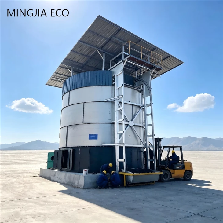 Industrial Grade Vertical Fermentation Tank For Cow Dung Chicken Manure Sludge And Food Residue With Energy Saving System suppliers